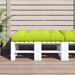 Gossi perna de paleti, verde aprins, 120x80x12 cm, material textil
