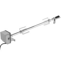 Gossi rotisor cu motor profesional pentru gratar, otel, 1200 mm