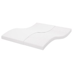 Gossi saltea din spuma, alb, 200x210 cm, 7 zone, duritate 20 ild