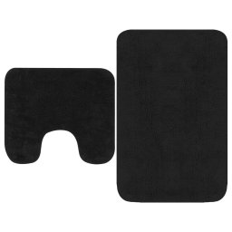 Gossi set covorase baie, 2 buc., textil, antracit