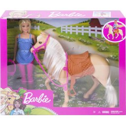 Mattel Barbie FXH13 - Papusa si cal