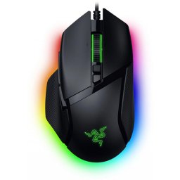 Razer Basilisk V3 35K, cu fir, bluetooth, rezolutie maxima 35000 DPI, 11 butoane programabile, autonomie pana la 140h (mod wireless, miscare constanta la 1000Hz), pana la 210h (mod bluetooth), iluminare Razer Chroma™ RGB, senzor Focus Pro 35K Optical Se