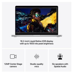 MacBook Pro 16.2"/Apple M4 Max (CPU 16-core, GPU 40-core, Neural Engine16-core)/64GB/1TB - Silver - INT KB (cto from MX2W3RO/A)