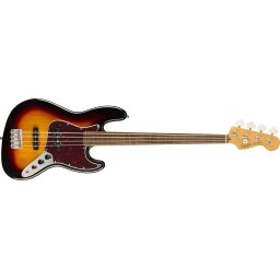 Squier Classic Vibe 60s Jazz Bass Fretless Laurel Fingerboard 3-Color Sunburst
