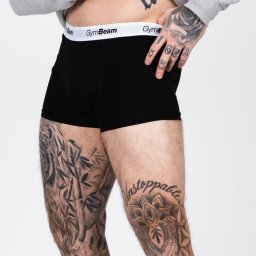 GymBeam Boxeri pentru bărbați Essentials 3Pack Black XXXL