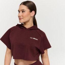 GymBeam Hanorac pentru femei Relay Cropped Fig XXL