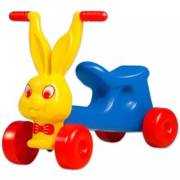 Bicicletă fără pedale cu model iepuraş