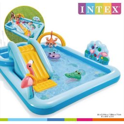 Intex: Aventură în junglă Centru gonflabilă de joacă - 244 x 198 x 71 cm