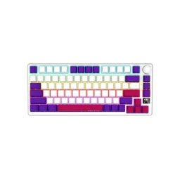 LORGAR KBP7075W Pro Tastatură mecanică wireless, 75%, aspect în limba engleză - albă