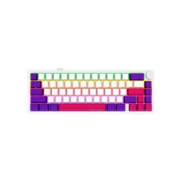 LORGAR KBP70MW Pro Tastatură mecanică wireless pentru gaming, 65%, aspect în limba engleză - albă