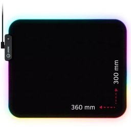 Lorgar Steller 913 Mouse pad pentru jocuri Negru