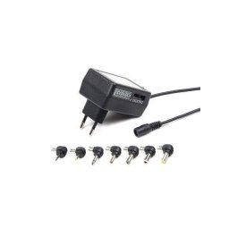 Adaptor universal AC-DC 24W, de la 3V la 12 V, maxim 2 A, cu 7 conectori, cablu 120 cm, cu protectie, negru