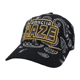 Lauren Rose Sapca Paisley 420 Amnesia Haze Snapback Glow in the dark Buzunar secret Unisex