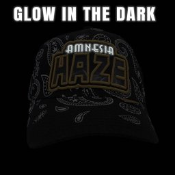 Sapca Lauren Rose Paisley 420 Amnesia Haze Snapback Glow in the dark Buzunar secret Unisex