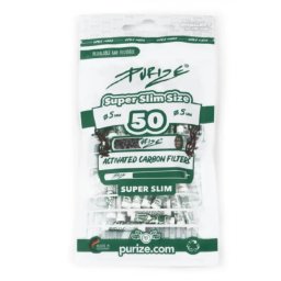 Filtre cu carbune activ Purize Super Slim 5mm x50