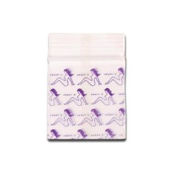 Pungi Ziplock Heavy D transparente 25x25mm x100