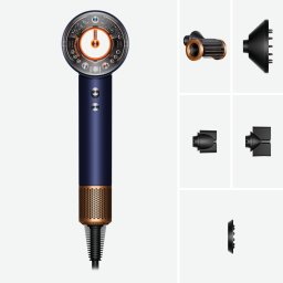 Uscător de păr Dyson Supersonic Nural™ HD16, Straight & Wavy, Albastru de Prusia/Cupru