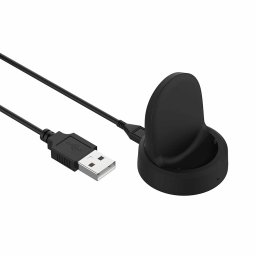 Incarcator Vertical Wireless pentru Samsung Galaxy Watch 3/4/5/6, Type-C, 2.5W - Techsuit (TSC3) - Black