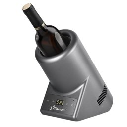 Racitor pentru vin STARCREST SWN-1BT-RSV, capacitate 1 sticla, temperatura reglabila 5-15 C, display LED, control touch, Gri