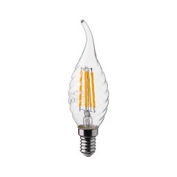 Bec LED FILAMENT E14/4W/230V 4000K