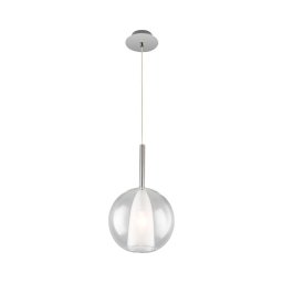 Pendul cu cablu MUSCAT 1xE14/40W/230V, sticlă transparentă