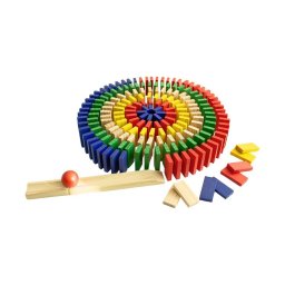 2Kids Toys - Set domino din lemn, 800 piese colorate