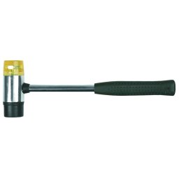 Ciocan plastic - cauciuc, maner metal