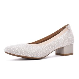 Pantofi dama din piele intoarsa, Karisma, JIJI80048B 97-I, bej