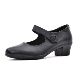 Pantofi dama din piele naturala, Karisma, X4X440014A 01-N, negru