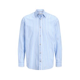 JACK & JONES Cămaşă Jjhenry Mix Slub Ls 12289180 14-4210 TCX celestial blue