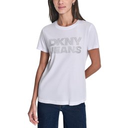 DKNY T-Shirt Logo DJ6T1692 UXU wht/clear