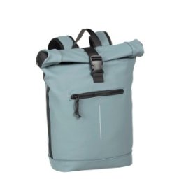 Rucsac New Troller New Rebels Mart New York Rolltrop, 30 x 12 x 43, Albastru Deschis