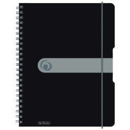 Caiet A4 EOTG cu Spira, 80 File, Matematica, Negru, Pelikan