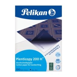 Indigo A4 100 Coli, 200H Albastru, Scriere Manuala, Pelikan