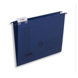 Dosar Suspendat Simplu Elba Ultimate A4, Carton 240 g / mp, Blue Angel, Capacitate 330 File, Albastru Inchis