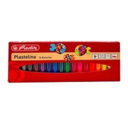 Plastilina Herlitz, 16 Culori, Cutie de Carton
