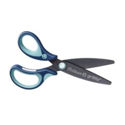 Foarfeca Griffix pentru Stangaci, 14 cm, Albastru