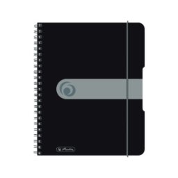 Caiet A5 EOTG cu Spira, 80 File, Matermatica, Negru