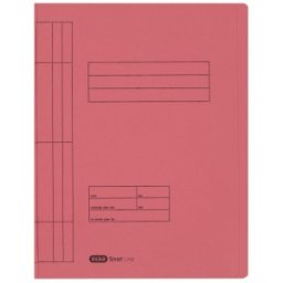 Dosar Sina Elba Smart A4, Carton Manila 250 g / mp, Blue Angel, Capacitate 200 File, Rosu