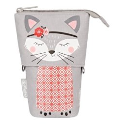 Penar Vertical Tip Etui, 2 in 1, Motiv Kitty