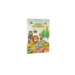 Carte de Colorat A4, 16 pg, Alfabet cu Animale