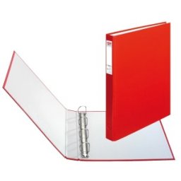 Caiet Mecanic A4, 4 Inele, Rosu, Herlitz