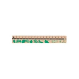 Rigla Gradata, Lemn, 17 cm, Greenline