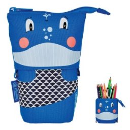 Penar Vertical Tip Etui, 2 in 1, Motiv Whale