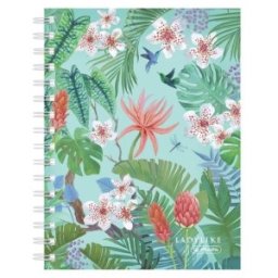 Caiet A5 100 File, cu Spira, Matematica, Ladylike Motive Asortate