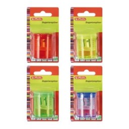 Ascutitoare Dubla, cu Container, Plastic