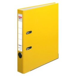 Biblioraft A4, 5 cm, Galben, Herlitz
