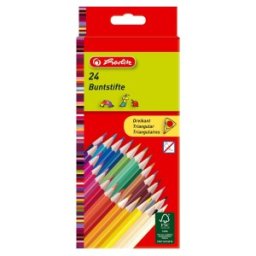 Creioane Colorate Triunghiulare 1 / 1, 24 Bucati, Pelikan