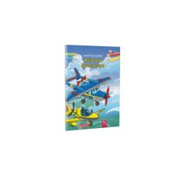 Carte de Colorat A4, 16 pg, Avioane Buclucase