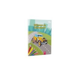 Carte de Colorat A4, 16 pg, Mijloace de Transport